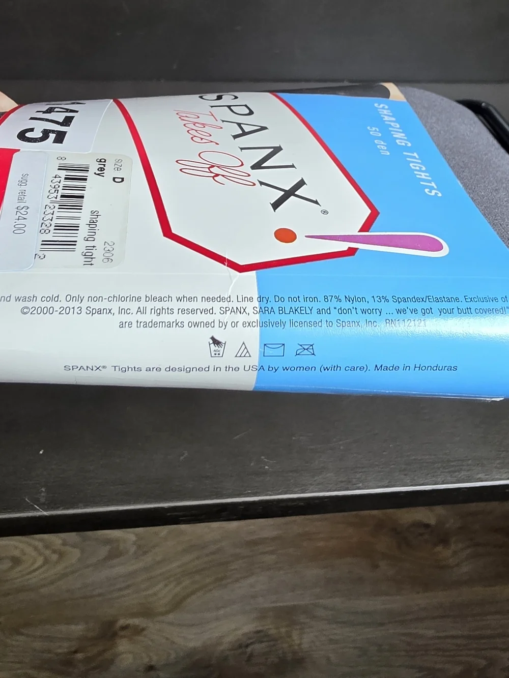 SPANX Takes Off Shaping Tights  in Grey Size D